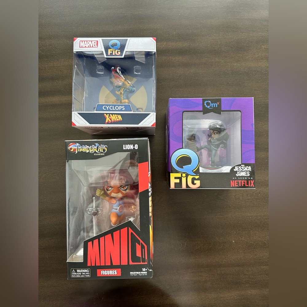 Action Figures. QFig and MiniCo